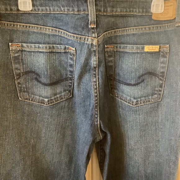 Levi Strauss Signature Mid-Rise Bootcut Misses Jeans Size 12 Medium - Picture 3 of 4